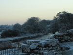 SX17080 Ogmore castle and river covered in frost.jpg